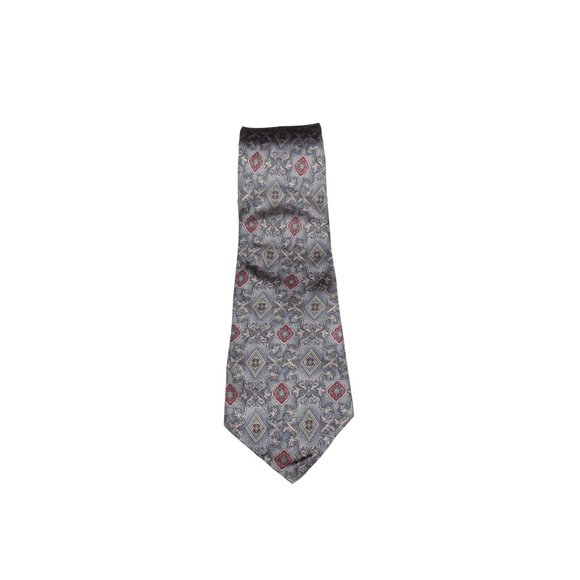 ZYLOS George Machado Other - ZYLOS George Machado Mens Baroque Geometric Batik Abstract 100% Italian Silk Tie